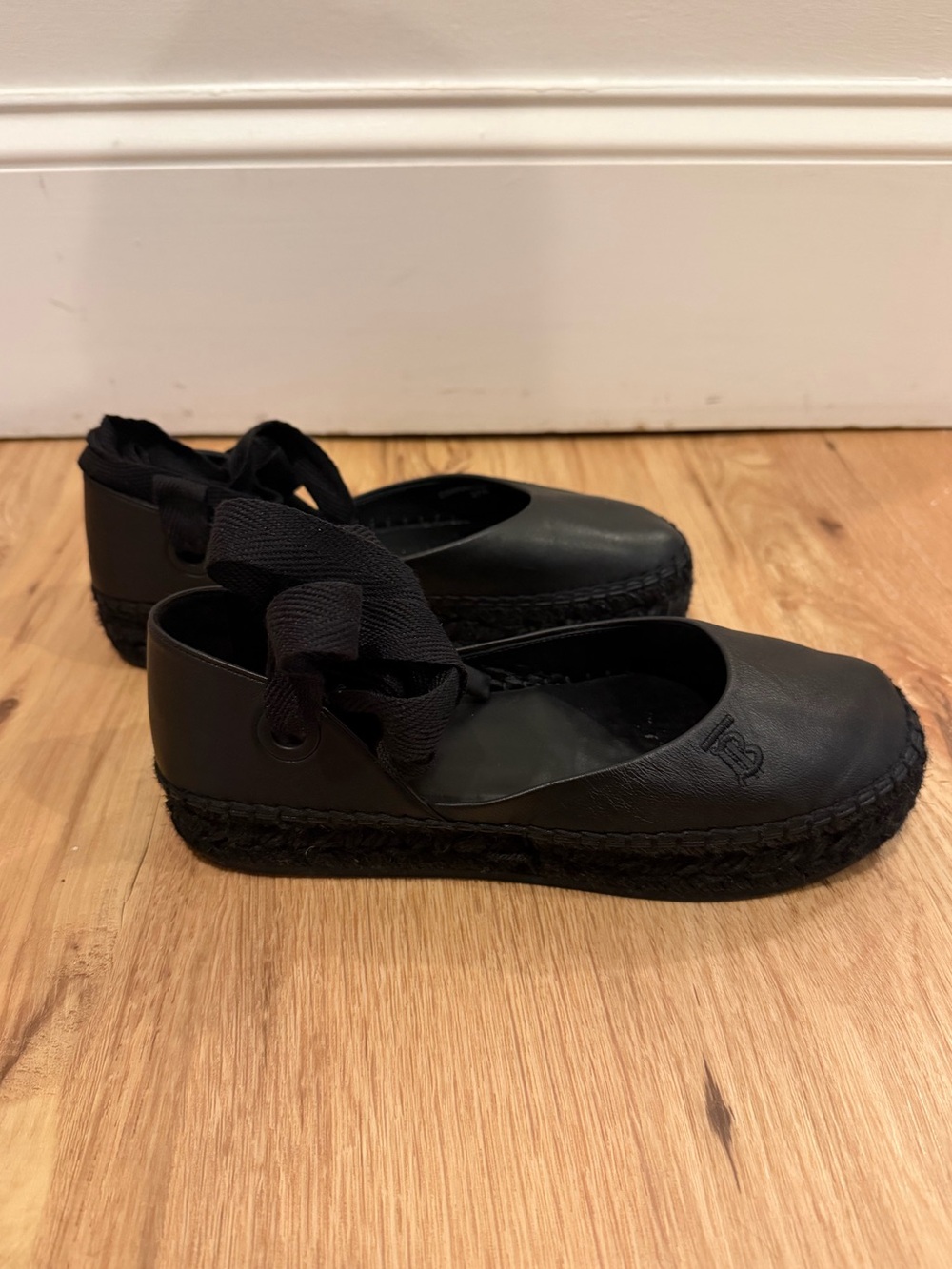 Burberry Lace Up Espadrilles